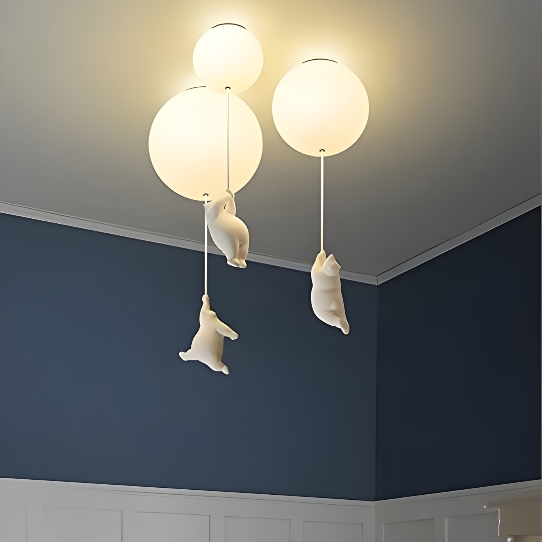 BalloonBuddy Plafondlamp - Beerontwerp