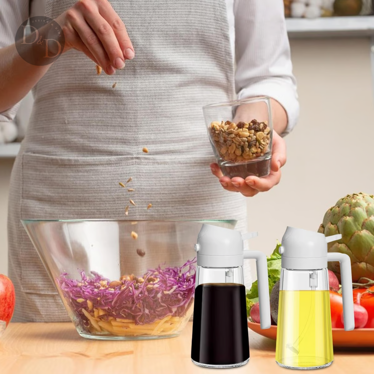 BBQ mist - 2 in 1 olie spray - Design & Dine