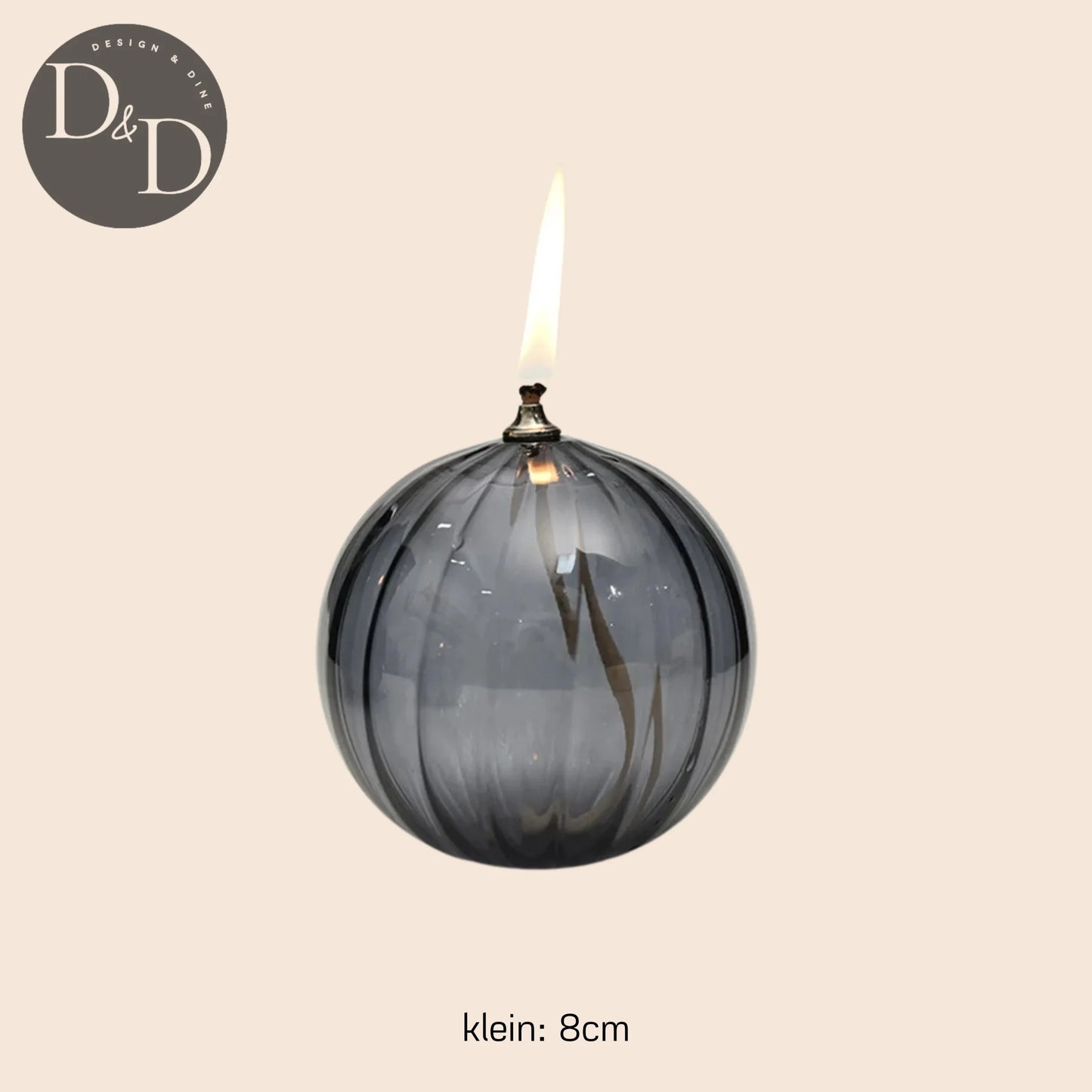 Smokey candle - Beschikbaar in drie maten - Design & Dine