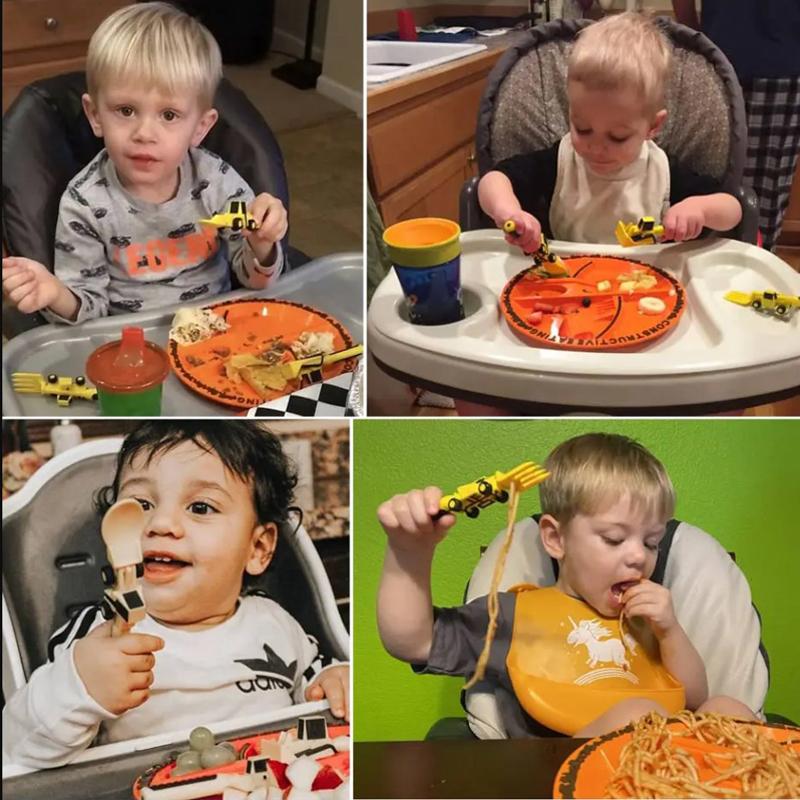 Speels Kinderservies Graafmachine – 3 Varianten