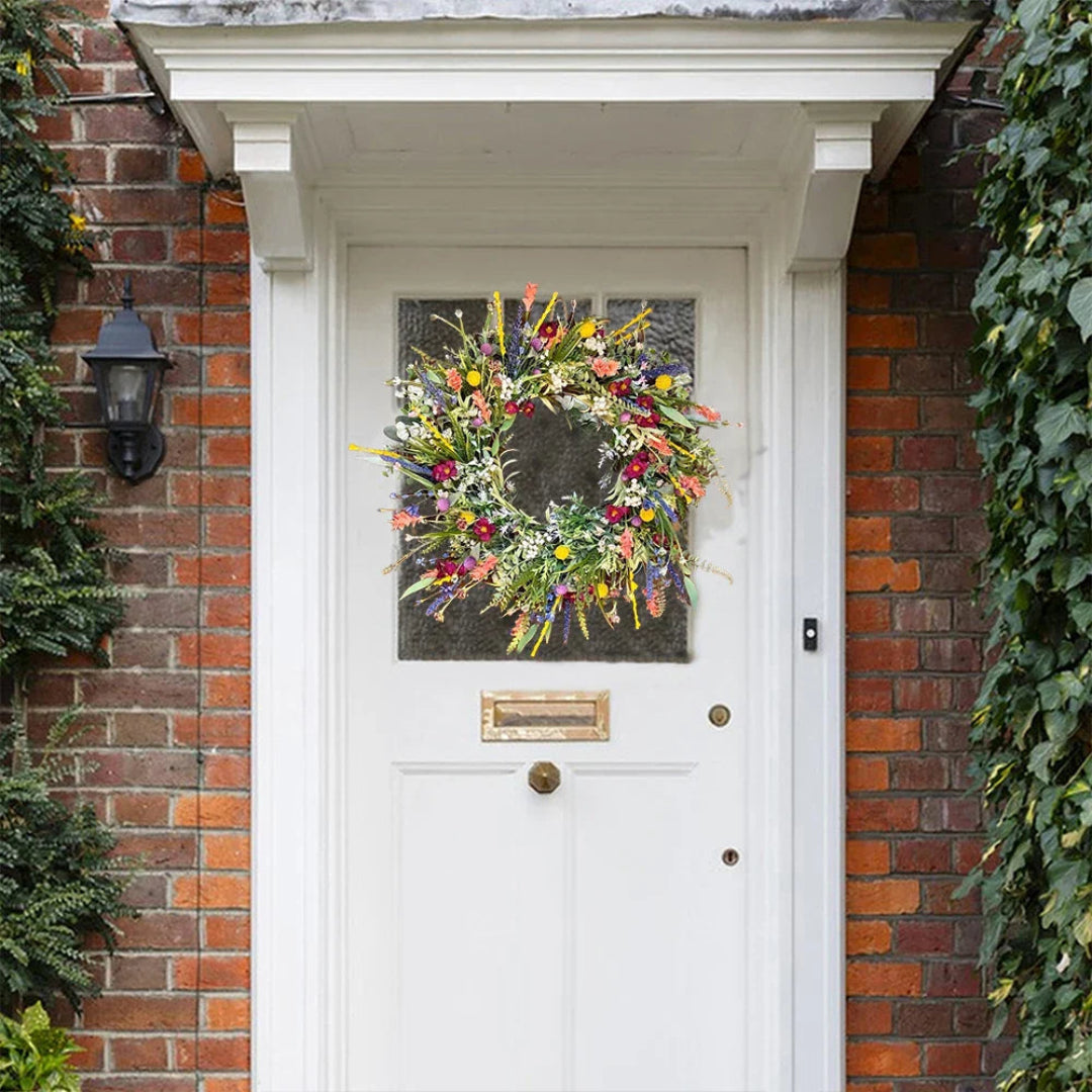 BloomHaven Bloemenkrans Voor Aan De Deur - Handgemaakt