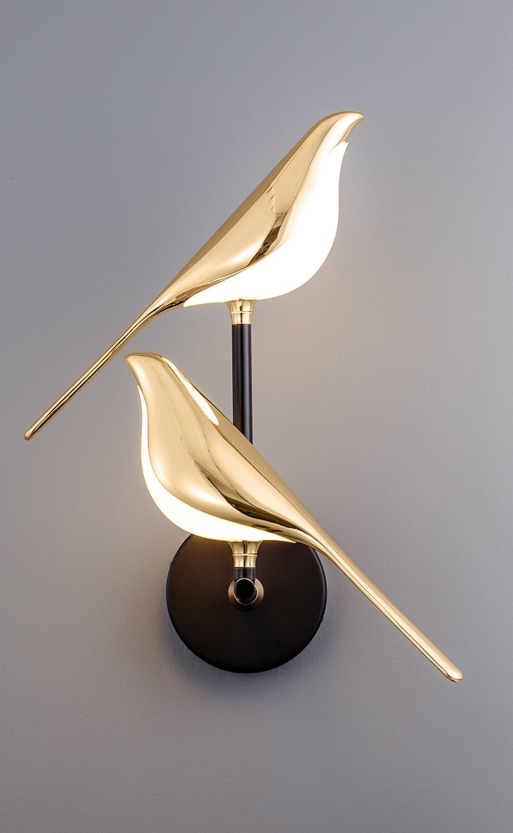 AviaryGlow Moderne Wandlamp Vogel