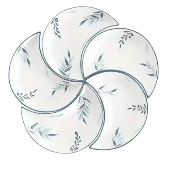 Lunar Luxe : 5-delige keramische maanschotel set - Design & Dine