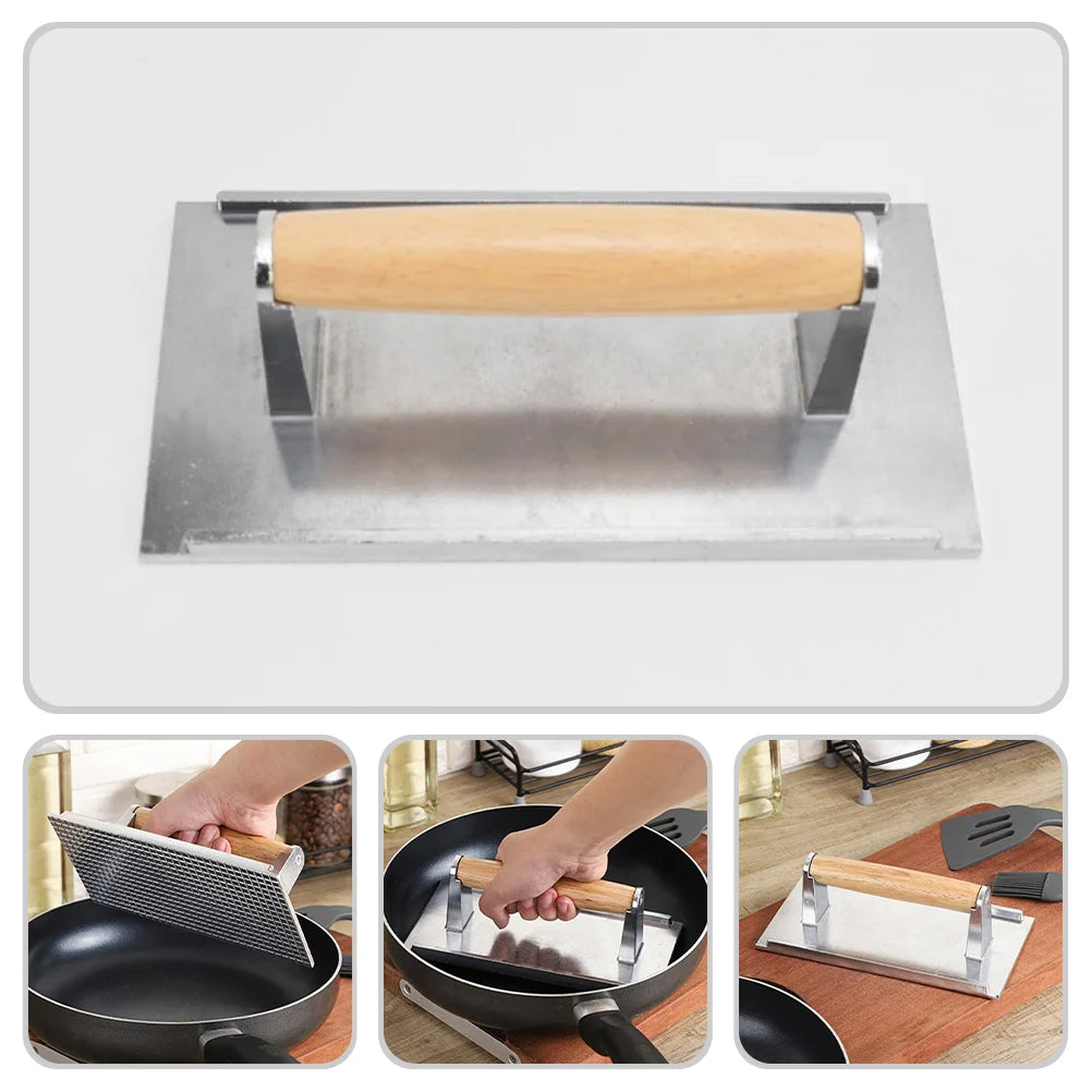 Premium braadgewicht – Voor perfecte burgers elke keer! - Design & Dine