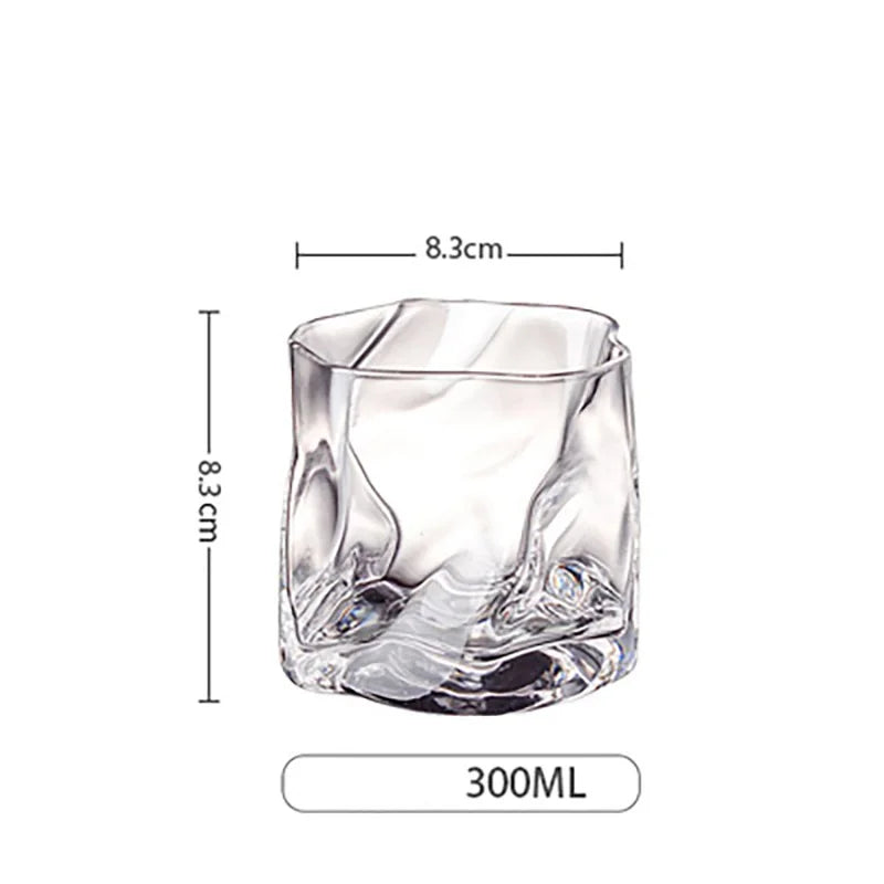 Whiskyglazen met textuur