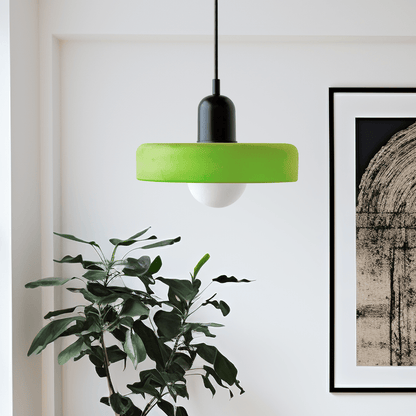 Colora Bauhaus Hanglamp Gekleurd Glas Rond Design