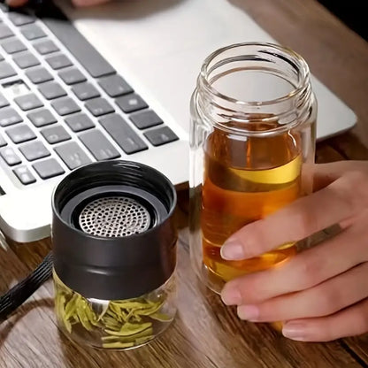 TeaNGo™ Glazen Thee Infuser Fles - Design & Dine