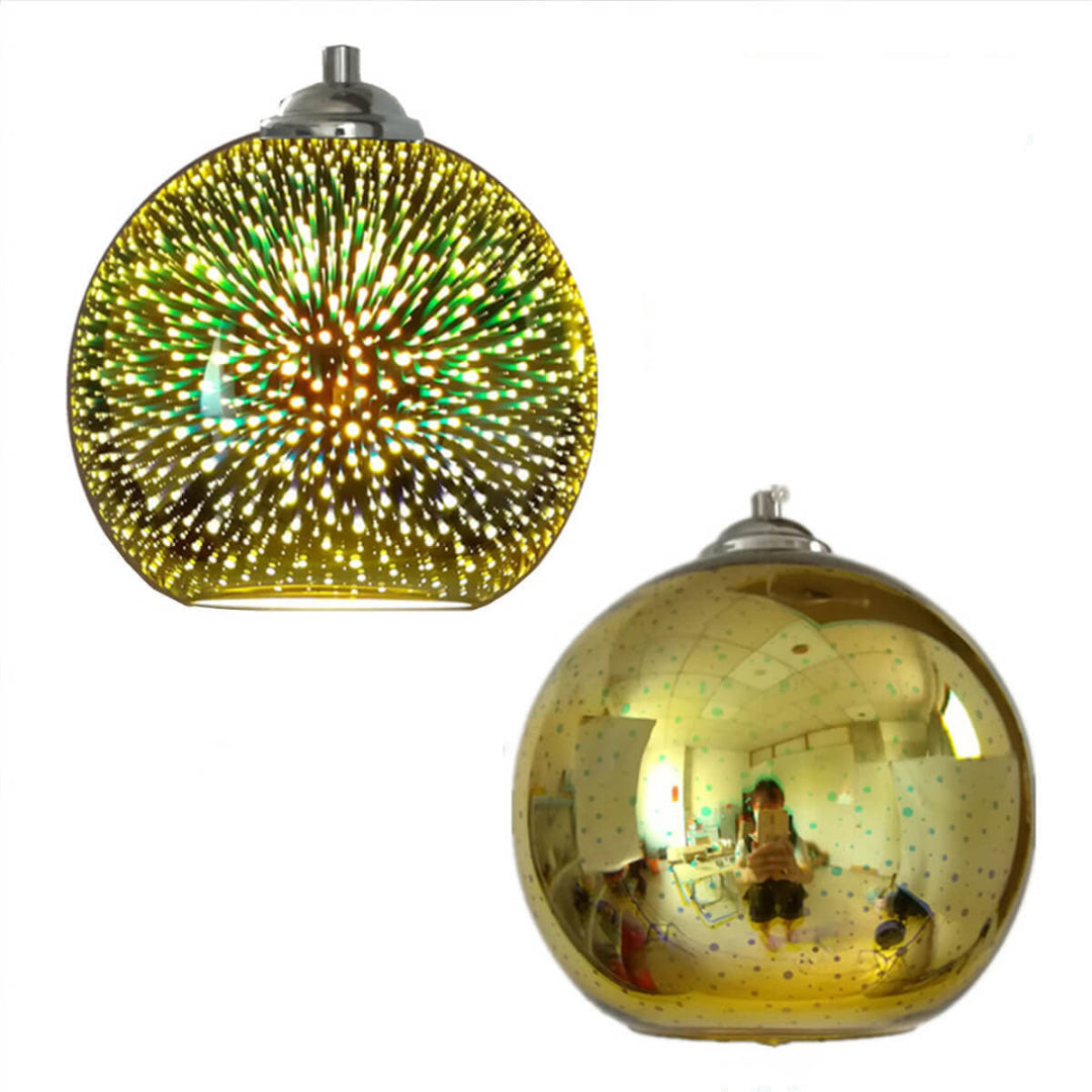 SparkBloom Glazen Hanglamp - 3D-Effect