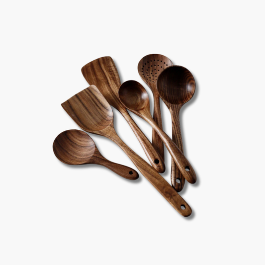 Acacia 8-delige pannenset