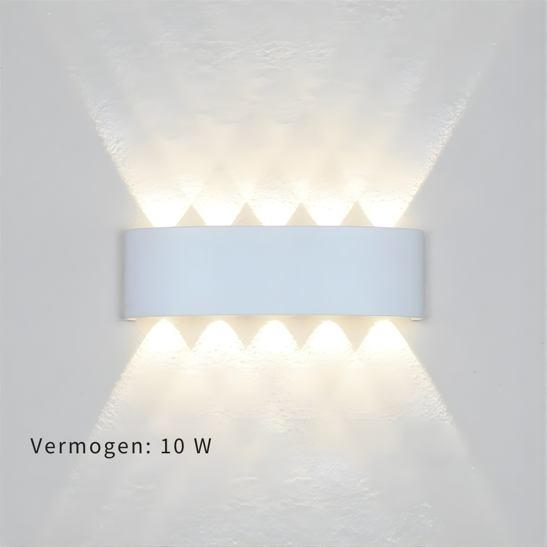 AeroGlow LED-Wandlamp - Weerbestendig