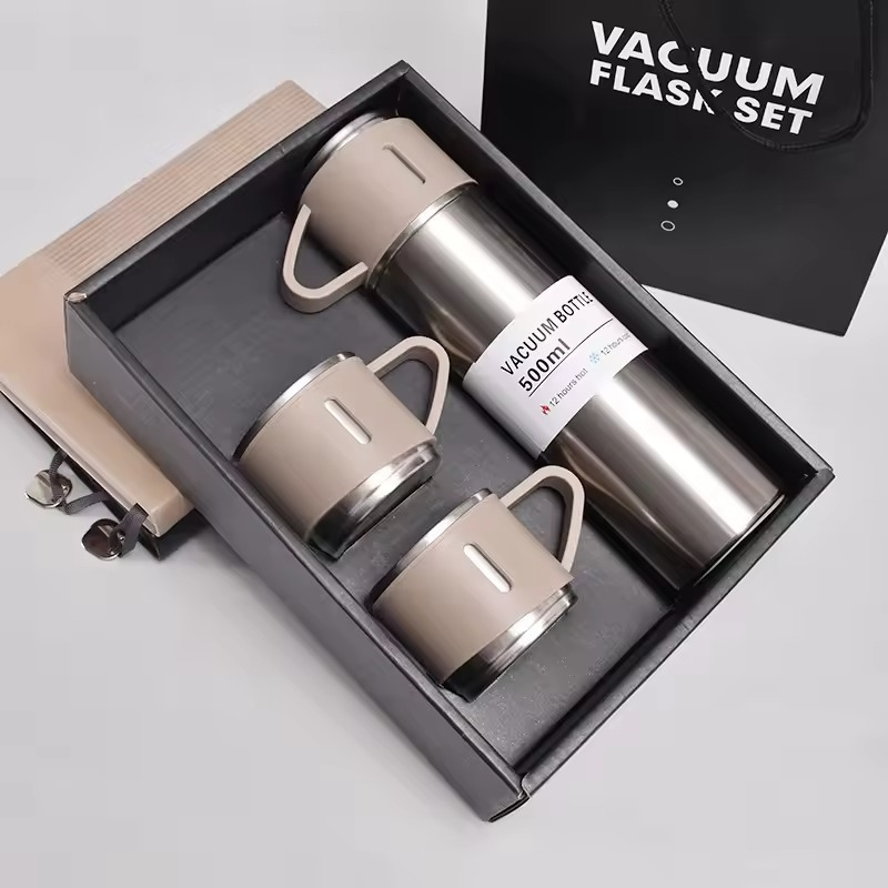 VacuSip-set met geïsoleerde thermosflessen