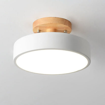 NordWood LED-Plafondlamp - 3 Kleurenmodi
