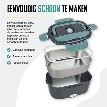 Heat & Eat - Elektrisch verwarmde lunchbox
