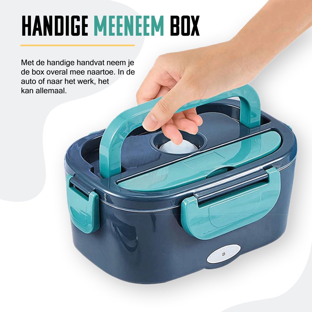 Heat & Eat - Elektrisch verwarmde lunchbox