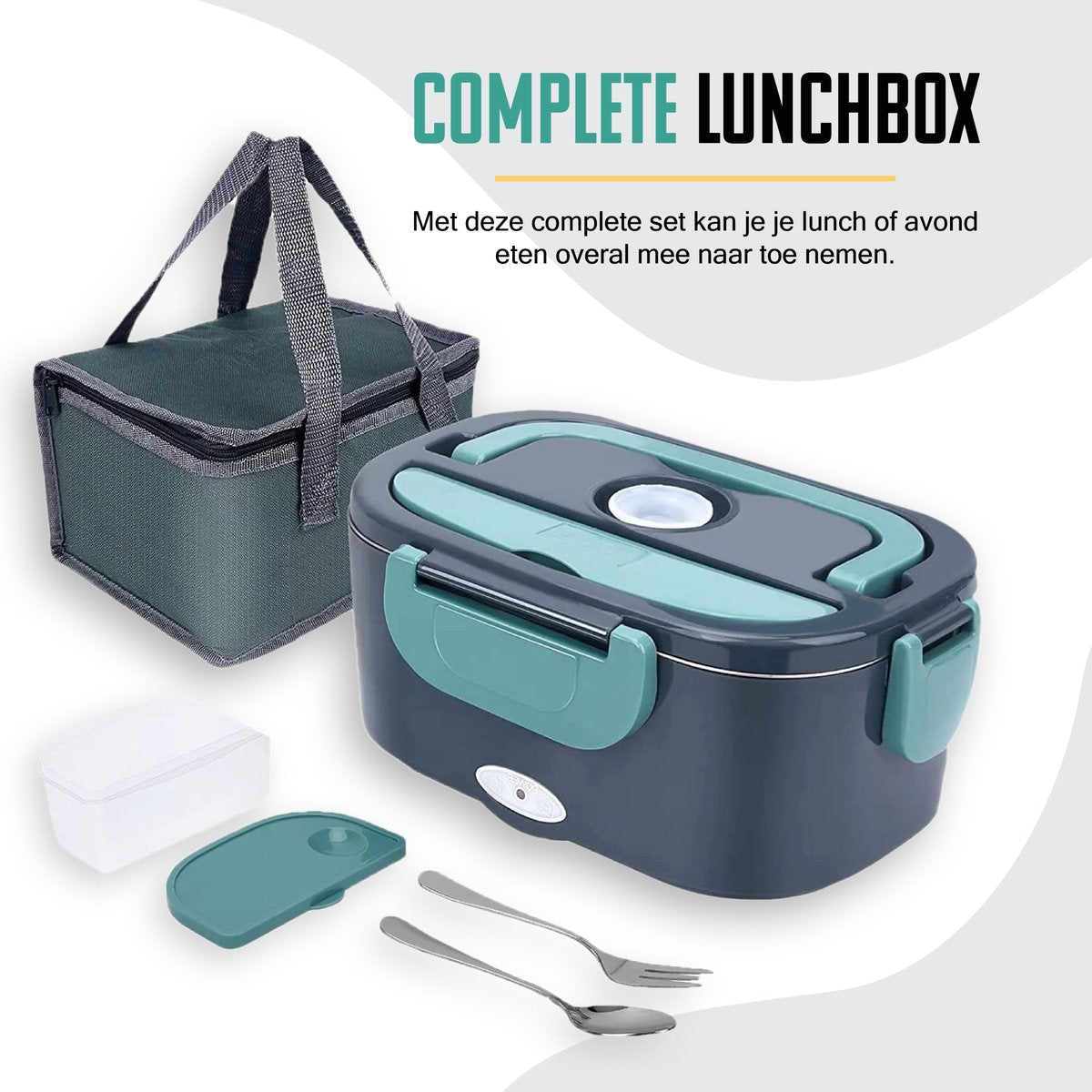 Heat & Eat - Elektrisch verwarmde lunchbox