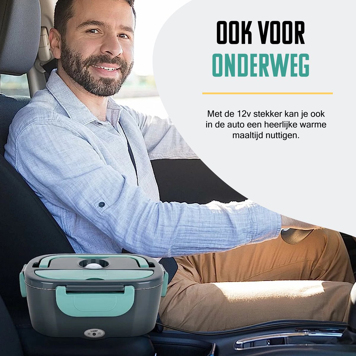 Heat & Eat - Elektrisch verwarmde lunchbox