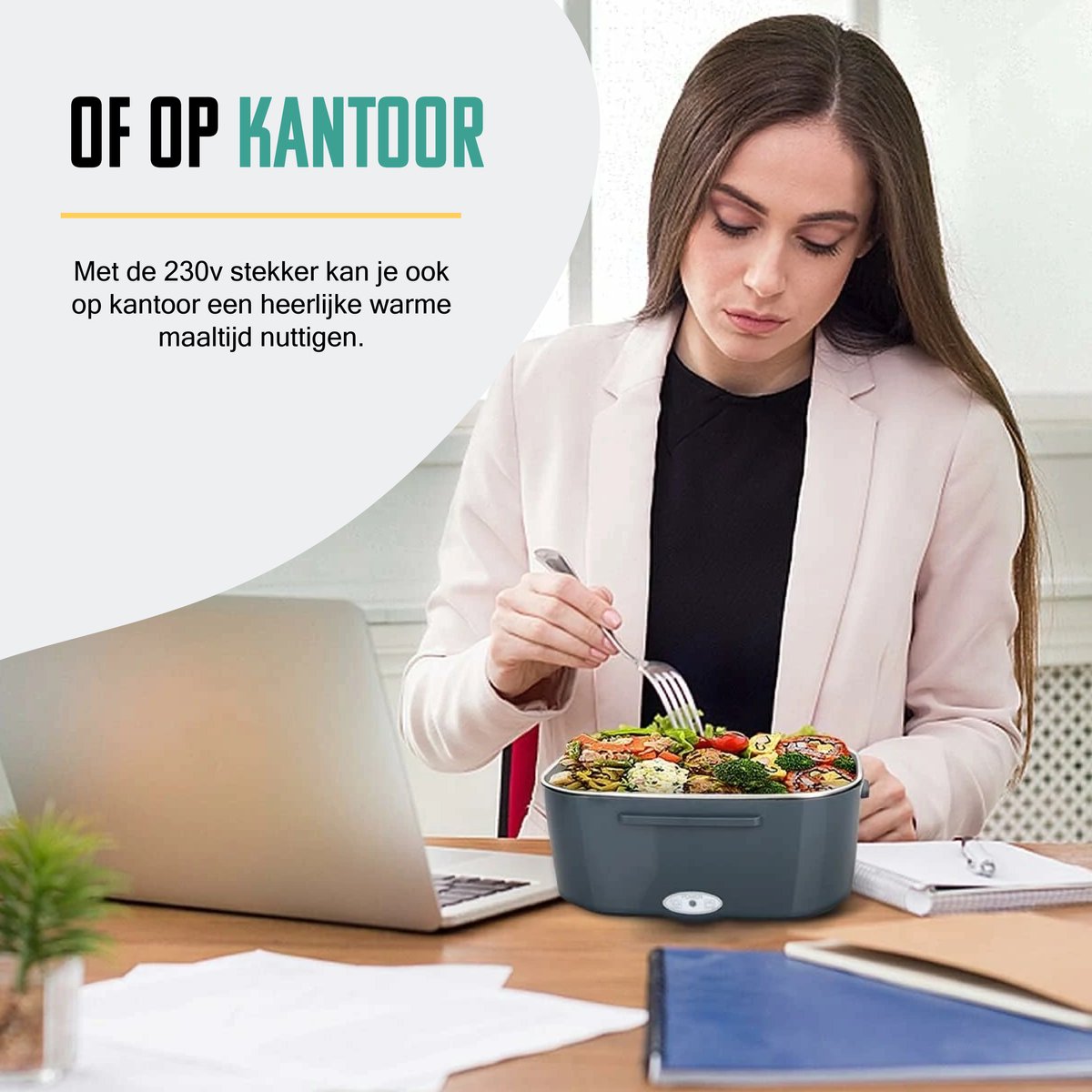 Heat & Eat - Elektrisch verwarmde lunchbox