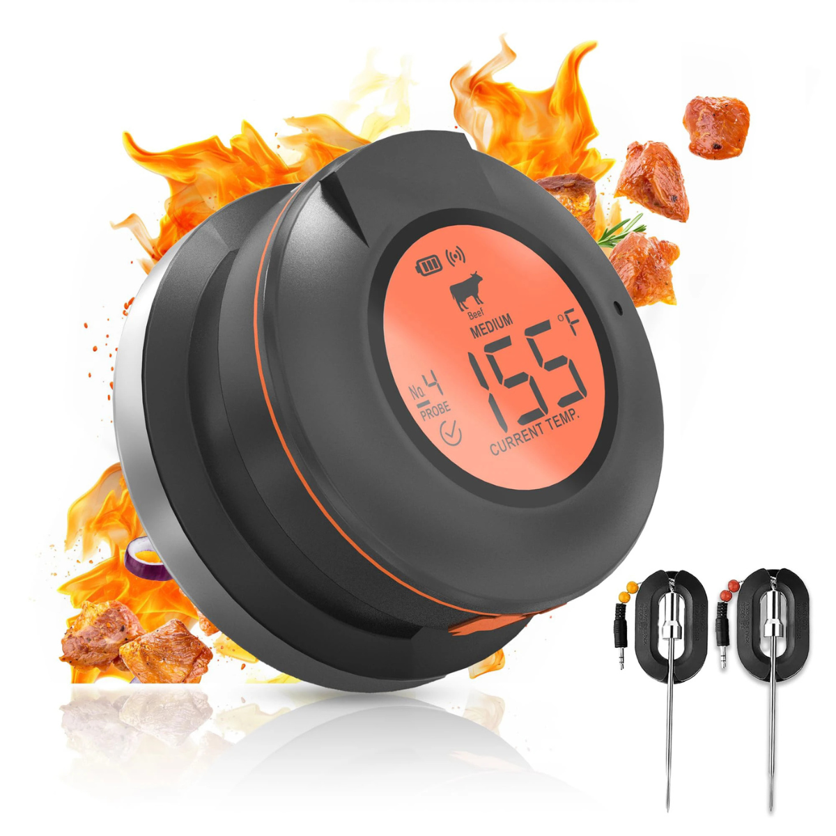 Ai BBQ temperatuurmeter + Gratis mobile app - Design & Dine