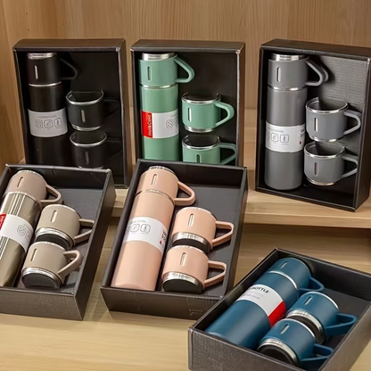VacuSip-set met geïsoleerde thermosflessen