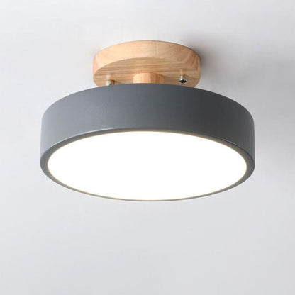 NordWood LED-Plafondlamp - 3 Kleurenmodi