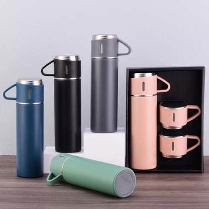 VacuSip-set met geïsoleerde thermosflessen