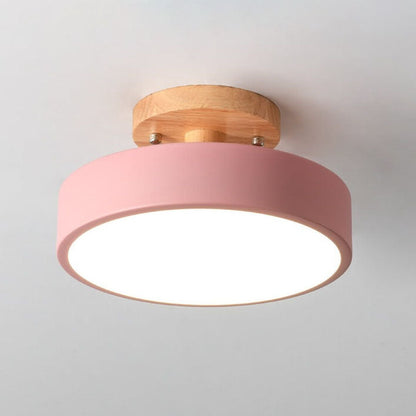 NordWood LED-Plafondlamp - 3 Kleurenmodi