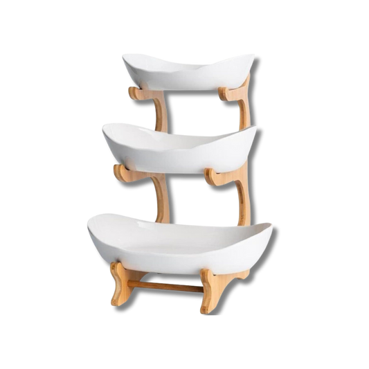 Moderne Meerlaagse fruitschaal