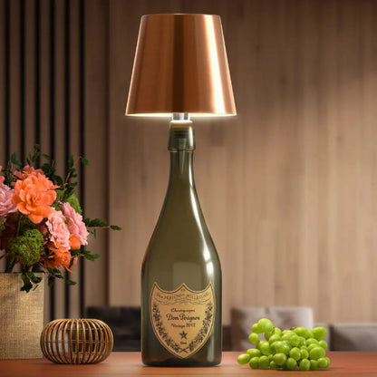 EcoGlow bottle light - Oplaadbare fles ledlamp - Design & Dine