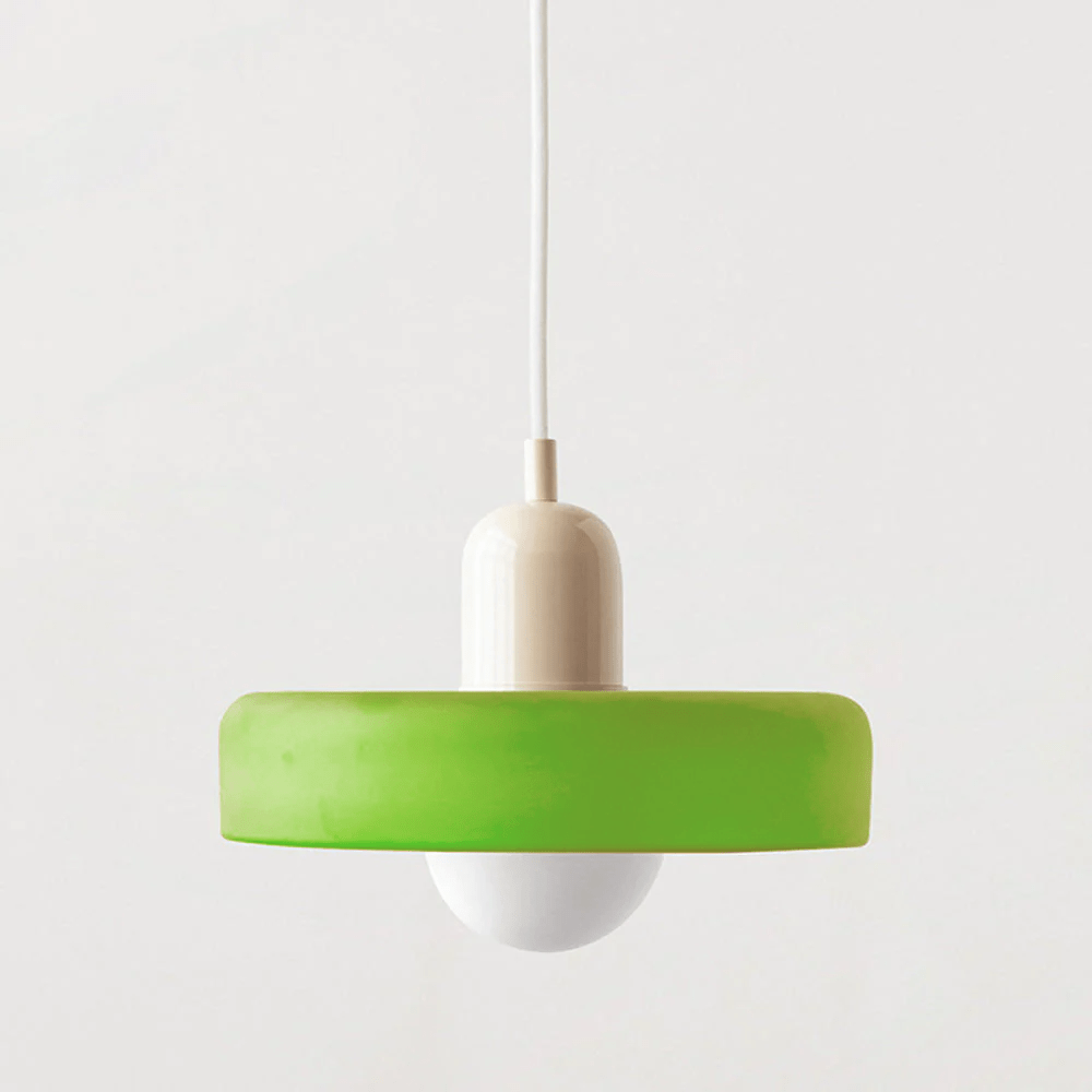 Colora Bauhaus Hanglamp Gekleurd Glas Rond Design