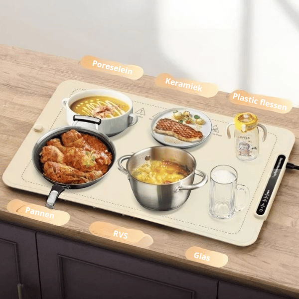 Stayhot - elektrisch verwarmde placemat