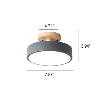 NordWood LED-Plafondlamp - 3 Kleurenmodi