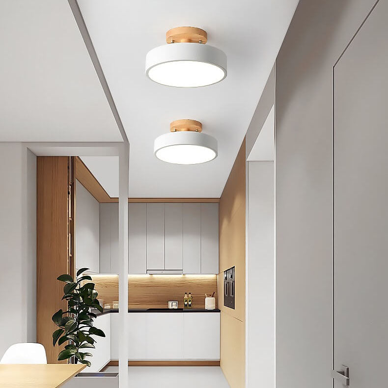 NordWood LED-Plafondlamp - 3 Kleurenmodi