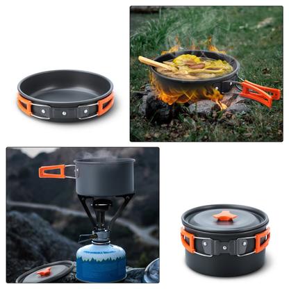 CampFire Cuisine - 17-delige pannen en servies campingset