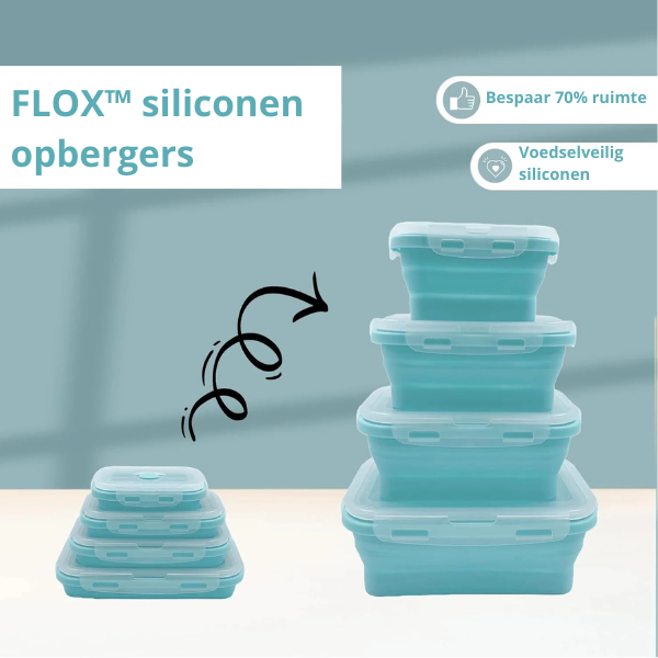 FLOX™ siliconen opbergers - Design & Dine