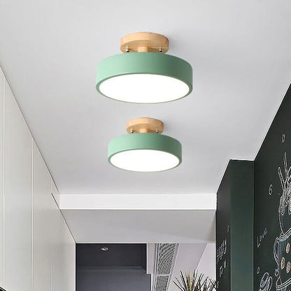 NordWood LED-Plafondlamp - 3 Kleurenmodi