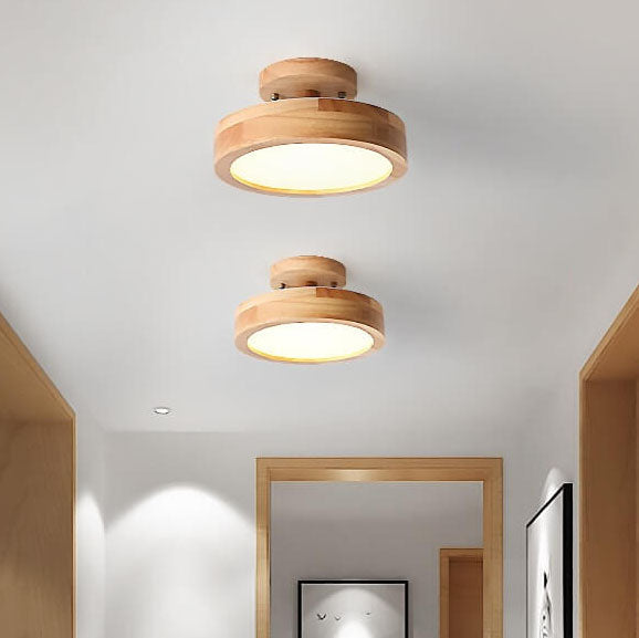 NordWood LED-Plafondlamp - 3 Kleurenmodi