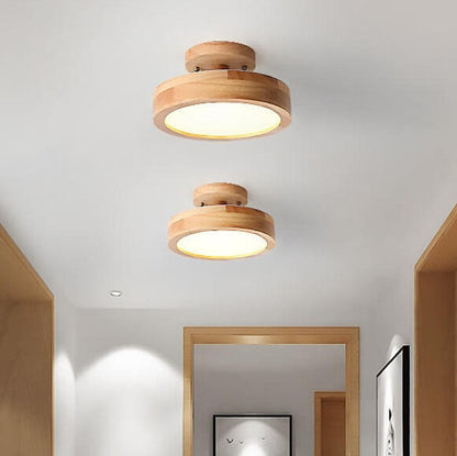 NordWood LED-Plafondlamp - 3 Kleurenmodi