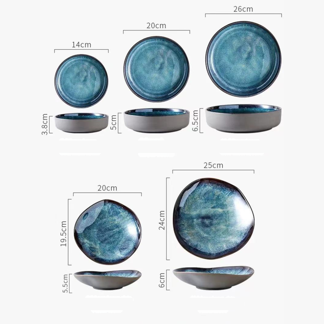 Ocean Breeze 11-delige servies set