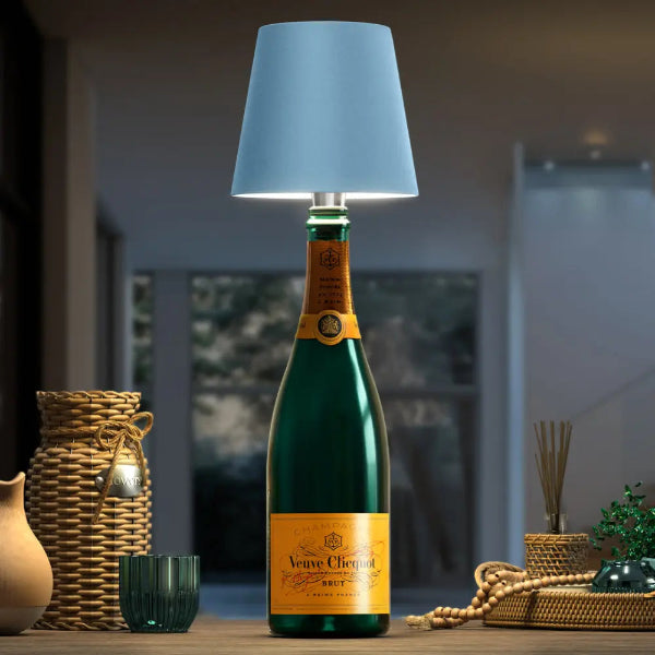 EcoGlow bottle light - Oplaadbare fles ledlamp - Design & Dine