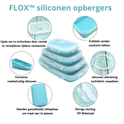 FLOX™ siliconen opbergers - Design & Dine