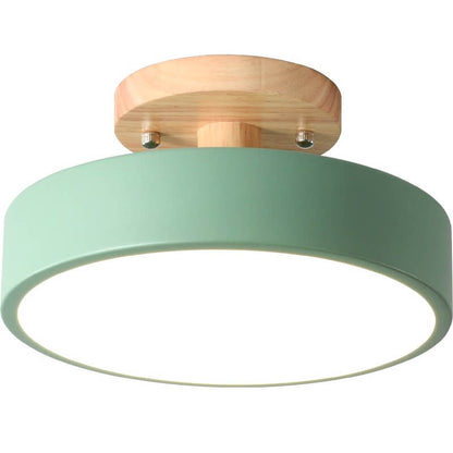 NordWood LED-Plafondlamp - 3 Kleurenmodi