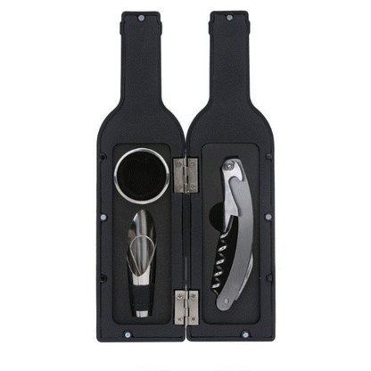 Luxe Wijnfles Openerset Deluxe Geschenkset (5-delig)
