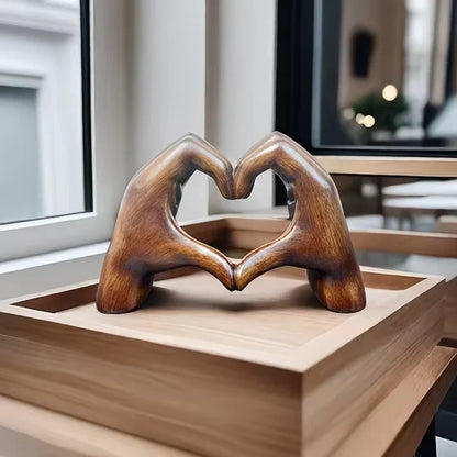 WarmHold Hart Handen Sculptuur – Handgemaakt