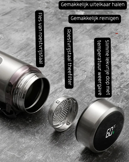 TEMP'on Thermosfles incl. geïntegreerd theezeef - Design & Dine