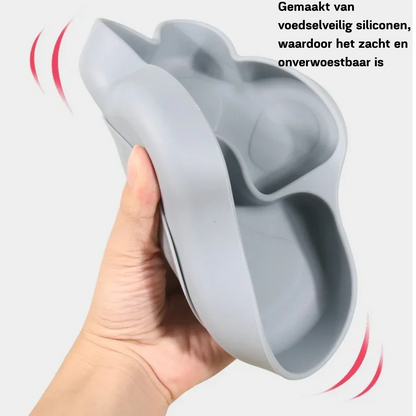 KleverKiddie™ StickyPaw - siliconen bordje - Design & Dine