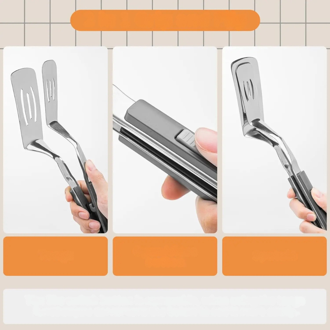 Grip en flip 2 in 1 BBQ tang