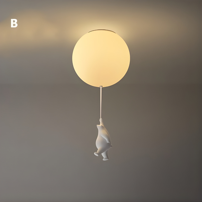 BalloonBuddy Plafondlamp - Beerontwerp