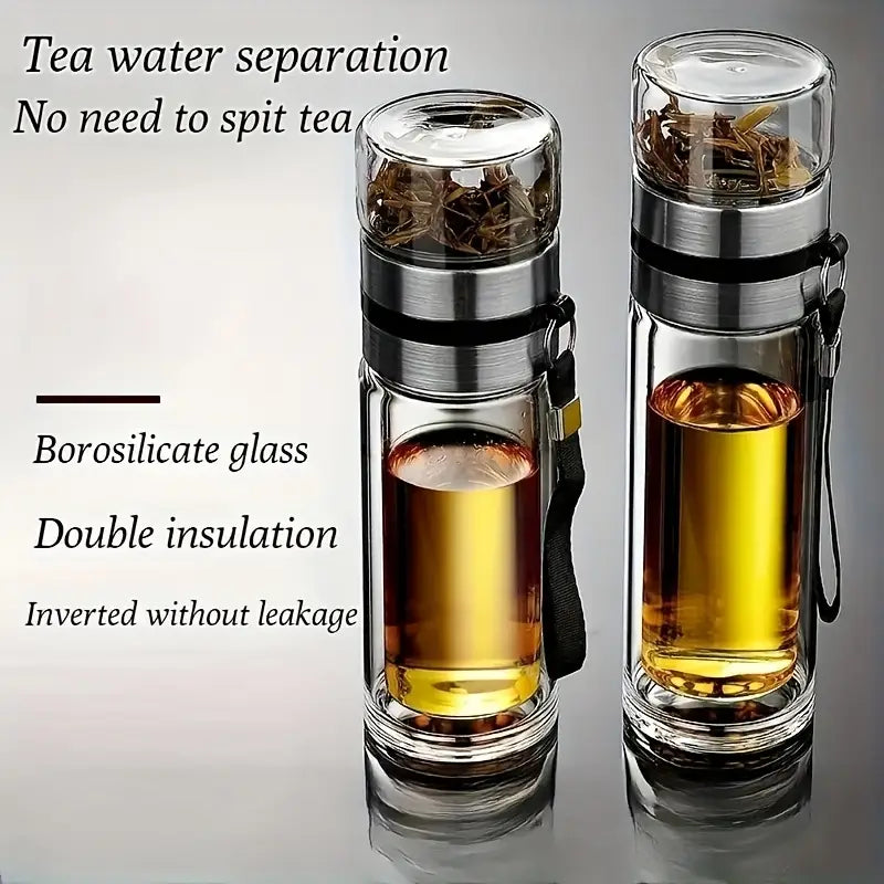 TeaNGo™ Glazen Thee Infuser Fles - Design & Dine