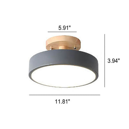 NordWood LED-Plafondlamp - 3 Kleurenmodi