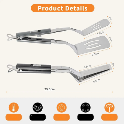 Grip en flip 2 in 1 BBQ tang